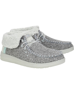 Ботинки Wendy Fold Brushed Cozy, серый Hey dude