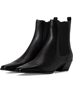 Женские ботинки челси Evan кожаные с острым носом, черный Steve madden