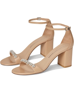 Сандалии Nudist Poppy Block 75, цвет Adobe/Clear/Natural Stuart weitzman