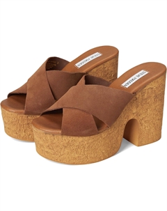 Сандалии Saffron, цвет Chesnut Suede Steve madden