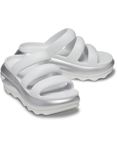 Сандалии Mega Crush Triple Strap Sandal, цвет Moonlight/Silver Metallic Crocs