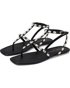Сандалии Pearlita Flat Sandal, черный Stuart weitzman