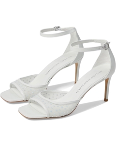 Сандалии Nudistia 75 Sandal, цвет White/Frosted White/Cream Stuart weitzman