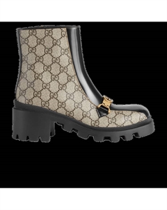 Ботинки Wmns GG Supreme Ankle Boot 'Dark Beige', коричневый Gucci