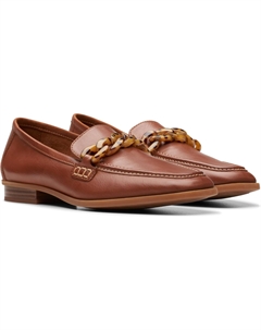 Лоферы Sarafyna Iris, цвет Tan Leather Clarks