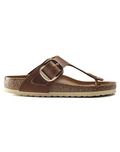 Сандалии Gizeh Big Buckle Natural Leather Oiled 1018785, коричневый Birkenstock
