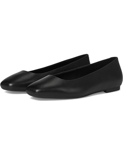 Балетки Margot Plain Ballerina Flat, черный Ecco