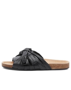 Сандалии на плоской подошве с бантом, черный Jw anderson