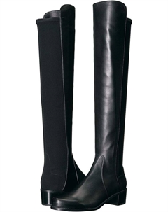 Ботинки Reserve Knee High Boot, цвет Black Nappa/Stretch Gabardine Stuart weitzman