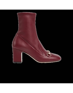 Ботинки Wmns Horsebit Ankle Bootie 'Rosso Ancora', красный Gucci