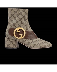 Ботинки Wmns Blondie Ankle Boot 'GG Canvas - Beige', кремовый Gucci