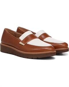 Лоферы Adiline, цвет White/English Tea Leather Naturalizer