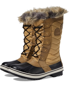 Ботинки женские Tofino II текстильные стеганые, бежево-черный Sorel