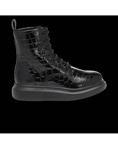 Ботинки Wmns Hybrid Ankle Boot 'Black Crocodile', черный Alexander mcqueen