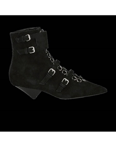 Ботинки Wmns Blaze Suede Ankle Boot 'Black', черный Saint laurent