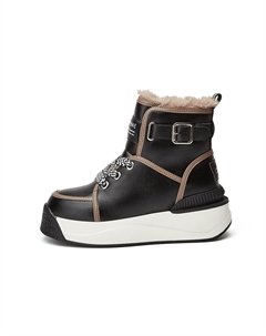 Женские ботинки зимние стеганые, бежевый Daphne