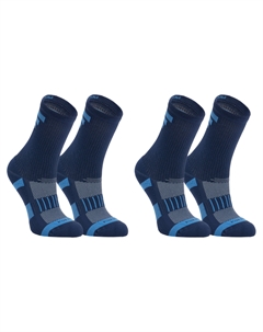 Детские носки для бега 500 UC Comfort, 2 пары - темно-синие и синие Kiprun
