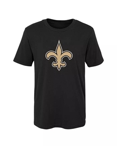 Черная футболка с логотипом New Orleans Saints Primary для мальчиков и девочек, черный Outerstuff