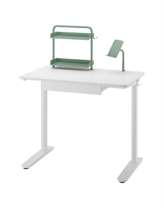 Комбинация стола RELATERA, 90x60 см, серо-зеленый Ikea