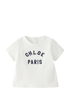 Футболка с логотипом Baby Off-White Chloe