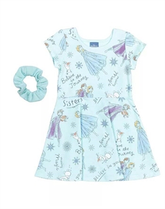 Платье принцессы «Холодное сердце» для маленьких девочек, Минни Маус, Моана Мулан, Русалка, Золушка, фигуристка, резинка для волос, синий Disney