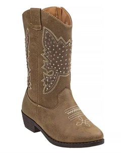 Ковбойские сапоги для маленьких девочек, бежевый Kensie girl