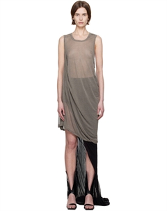 Серый топ с надписью Hollywood Anthem Rick owens