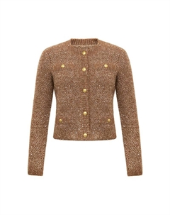 Кардиган с металлической пряжкой, сакура Deep breath