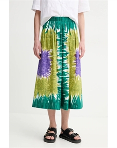 Юбка из хлопка, зеленый Weekend max mara