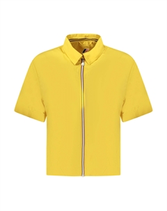 Рубашка женская с коротким рукавом на молнии, желтый K-way