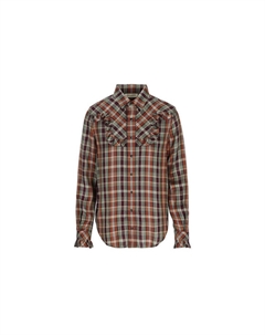 Рубашка женская бордовая Saint laurent