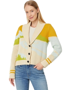 Свитер Coastline Scenic Cardigan, цвет Woodash Multi Pendleton