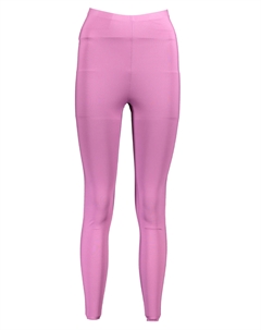 Женские леггинсы однотонные с логотипом, розовый Calvin klein