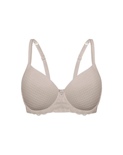 Красивый классический бюстгальтер с чашечками, цвет nude Sassa
