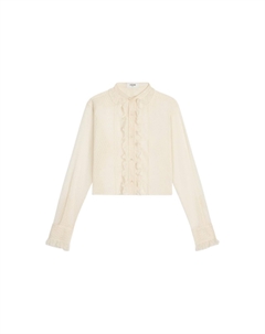 Рубашка женская кремовая Celine