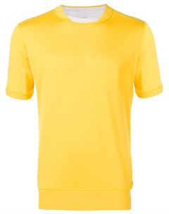 Двухцветная футболка с воротником Eleventy