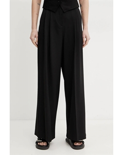 Брюки из смеси кашемира, черный Weekend max mara