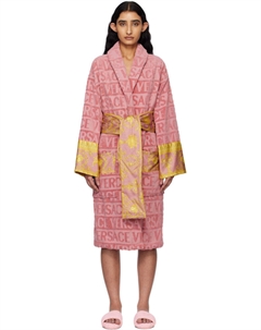 Розовый халат «I Heart Baroque» Underwear Versace