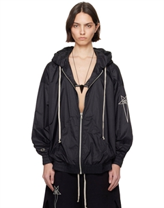 Черная толстовка с капюшоном Champion Edition Jumbo Jason's Rick owens