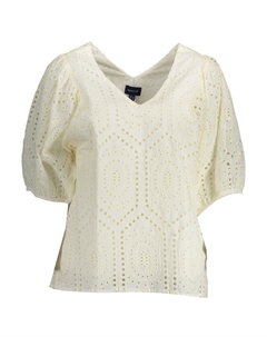 Футболка женская c v-образным вырезом, белый Gant