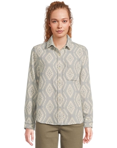 Рубашка Long Beach Chamois Shirt, цвет Misty Blue Pendleton