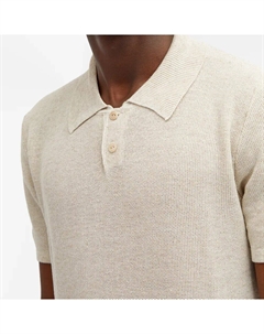 Вязаная рубашка-поло jay, бежевый A.p.c.