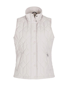 Стеганый жилет Peggy с удобным воротником-стойкой, цвет 1060 chateau gray Weather report