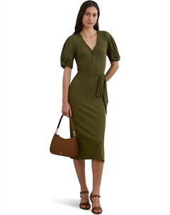 Платье Chayla-Short Sleeve-Day Dress, цвет Olive Grove Lauren ralph lauren