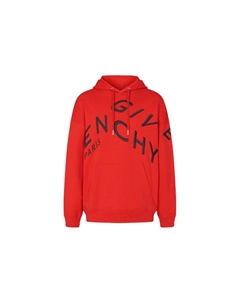 Толстовка с вышитым логотипом Refracted, красный Givenchy
