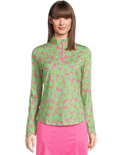 Рубашка Floral Printed Sun Protection Shirt, цвет Cheeky Pink Callaway