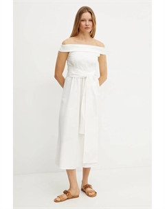 Платье из хлопка, бежевый Weekend max mara