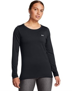 Лонгслив UA HeatGear Armour Long Sleeve, цвет Black/White Under armour