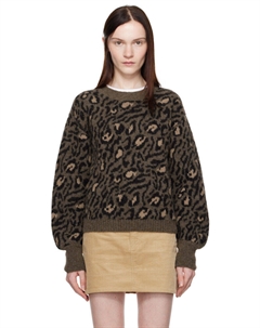 Коричневый свитер Селены A.p.c.