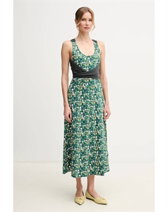 Платье из хлопка, зеленый Weekend max mara